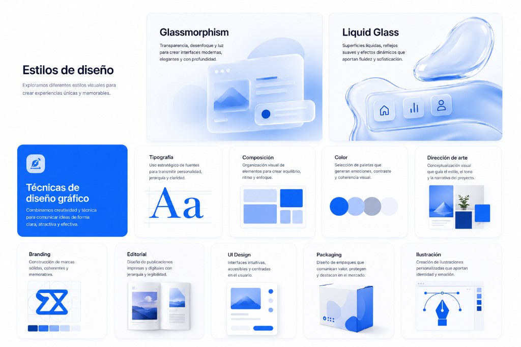 Estilos y técnicas de diseño gráfico